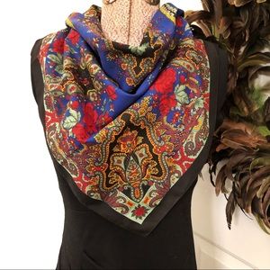 Vintage I. Shalom Italian Scarf